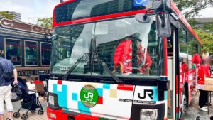 自動運転バス（ひたちBRT）