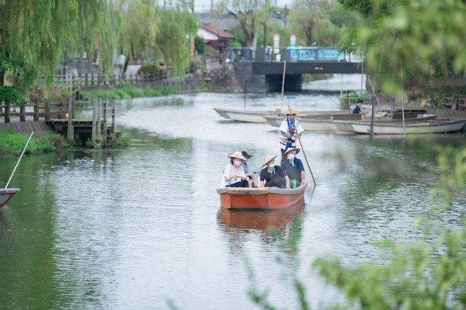 柳川の川下り